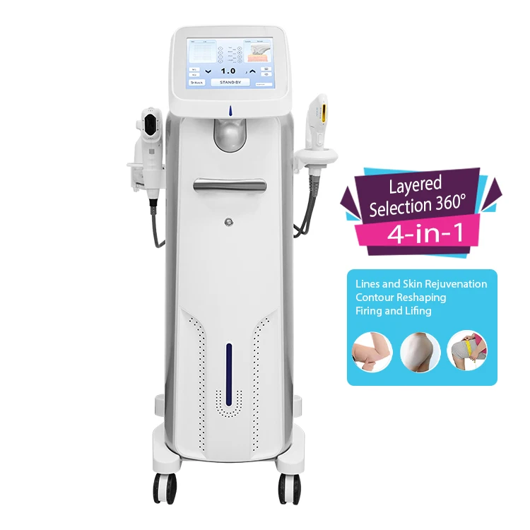4 in 1 Hifu Four Handles Face Lifting Anti-aging Multi-function Painless Suitable for Salon Use