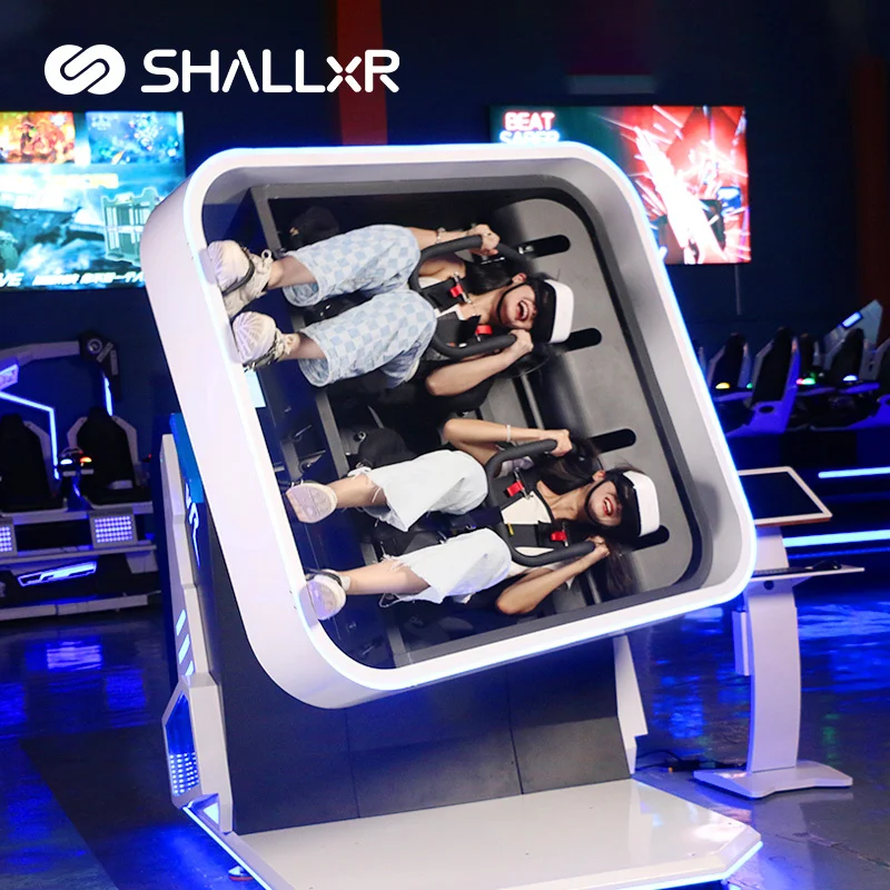 ShallxR Arcade Dynamic 360 Degree Fully Rotation Virtual Reality VR Roller Coaster Ride VR 9D Chair