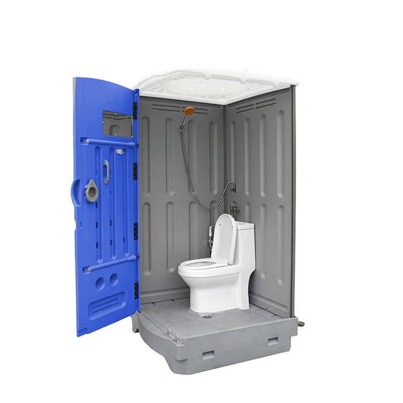hdpe cheap price outdoor portable shower and toilet cabin movable toilet shower portaloo portable toilet cubicle