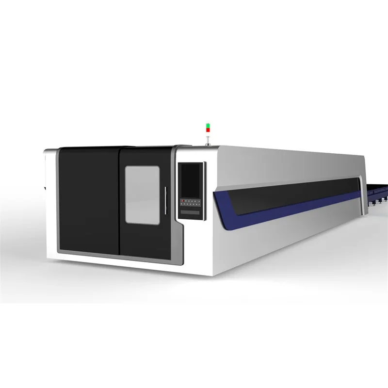 Factory enclosed protective fiber laser cutting machine for metal sheet / full covered fiber laser cutter
