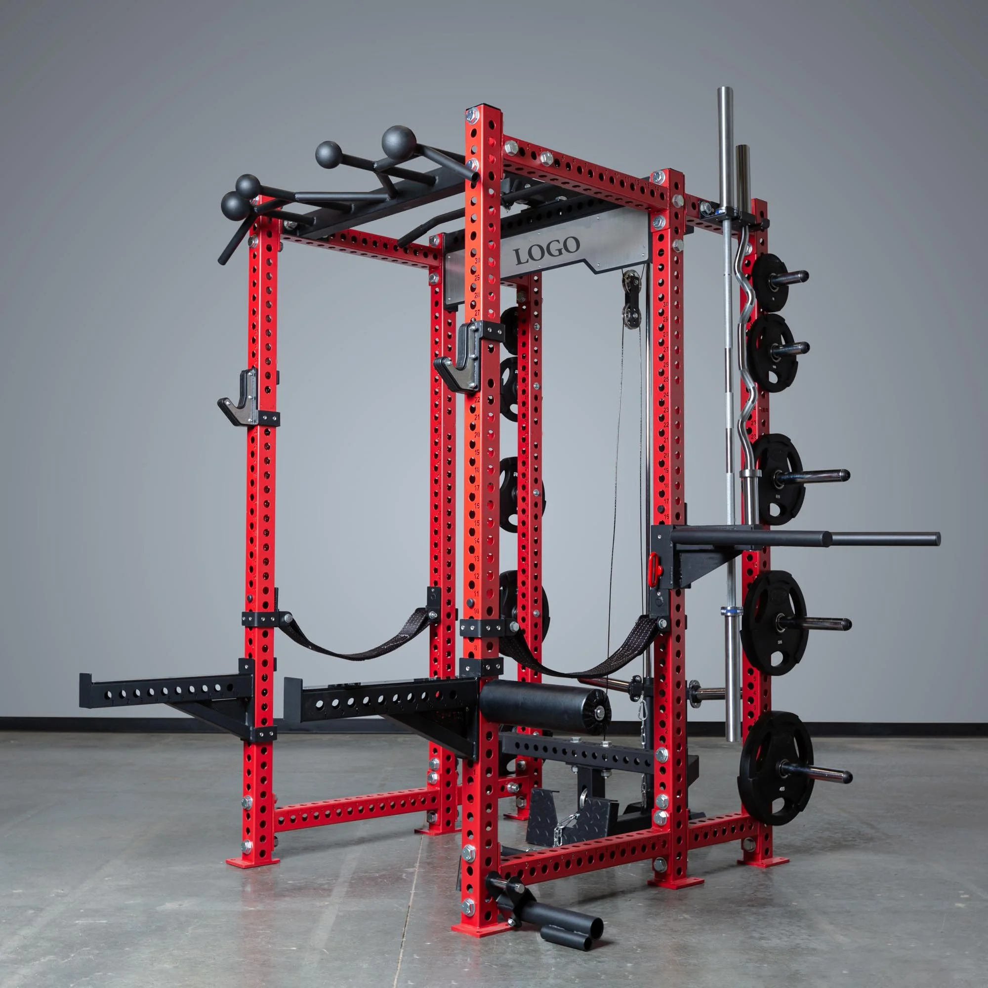 Heavy-duty 3x3  11-gauge power rack
