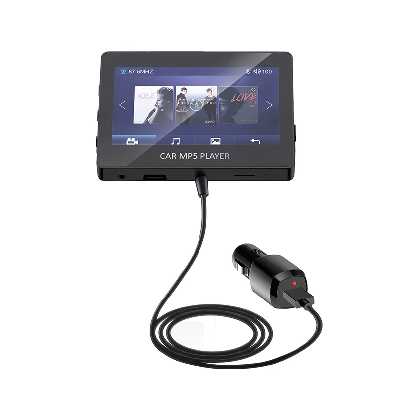 YEOPARM M6 car mp5 player 4.3 inch HD display 2 DIN FM transmitter MP3 MP4 car kit video player remote control car radio