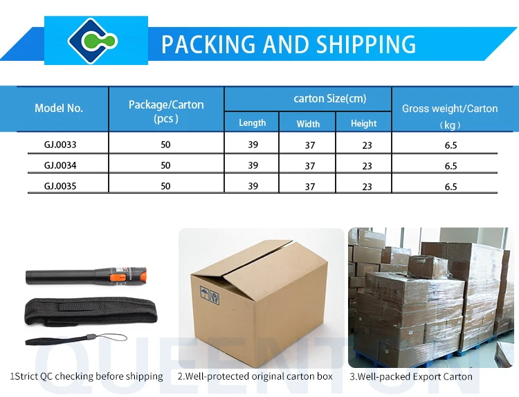 FTTH SC/FC/ST Adaptor Fiber Optic Cable Tester Red Laser Light 10mw Pen Type VFL Fiber Visual Fault Locator Installing Testing