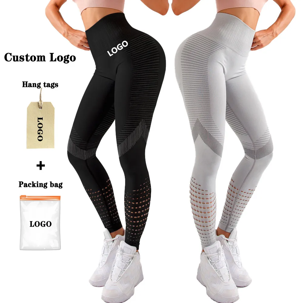 Anti-cellulite compression vital energy seamless legging Tummy control yoga leggings