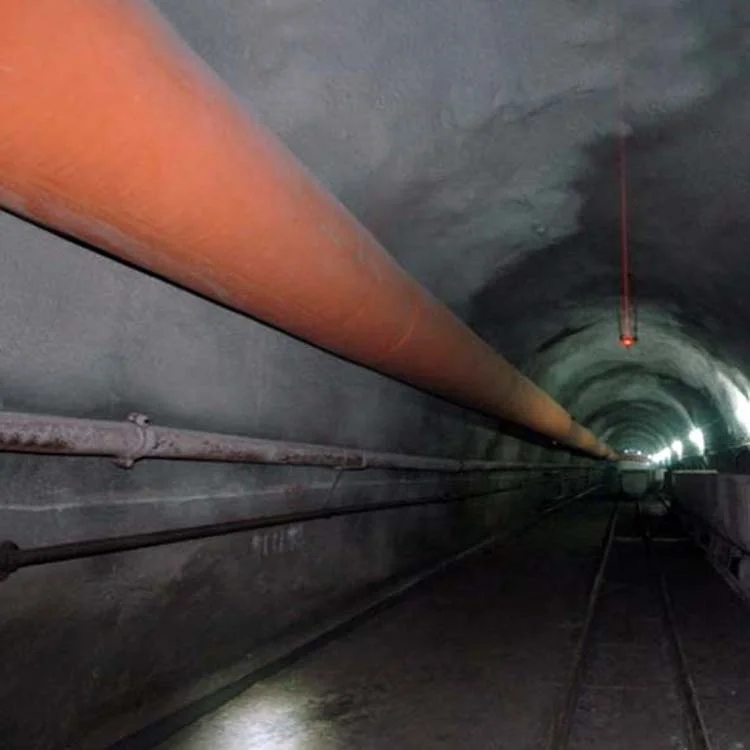 Flexible tunnel ventilation air duct for underground project