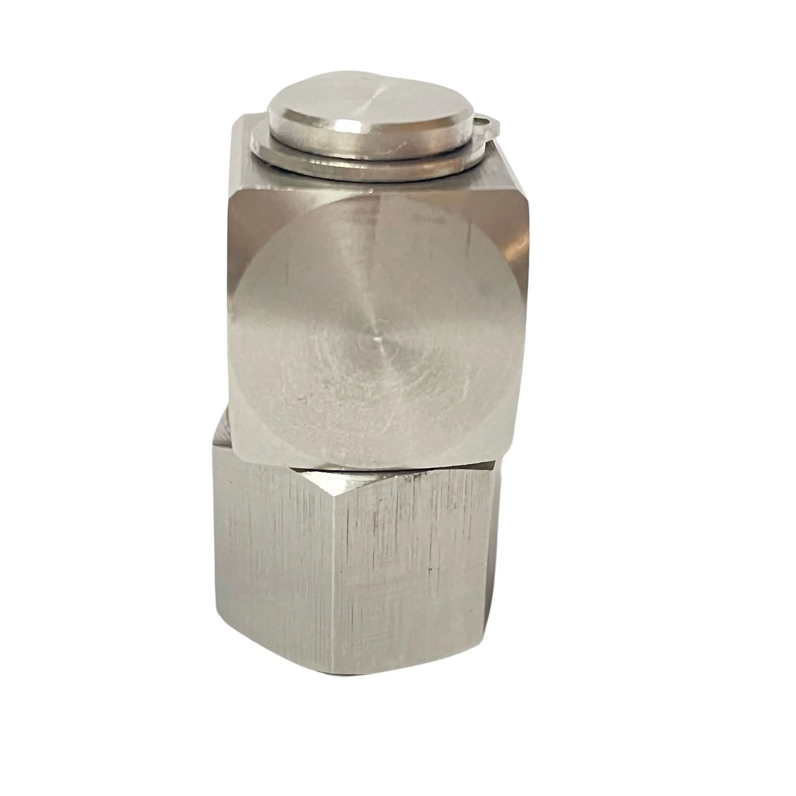 High pressure SUS304 90 degree stainless steel rotary elbow female to female thread swivel pipe fitting connector adapter
