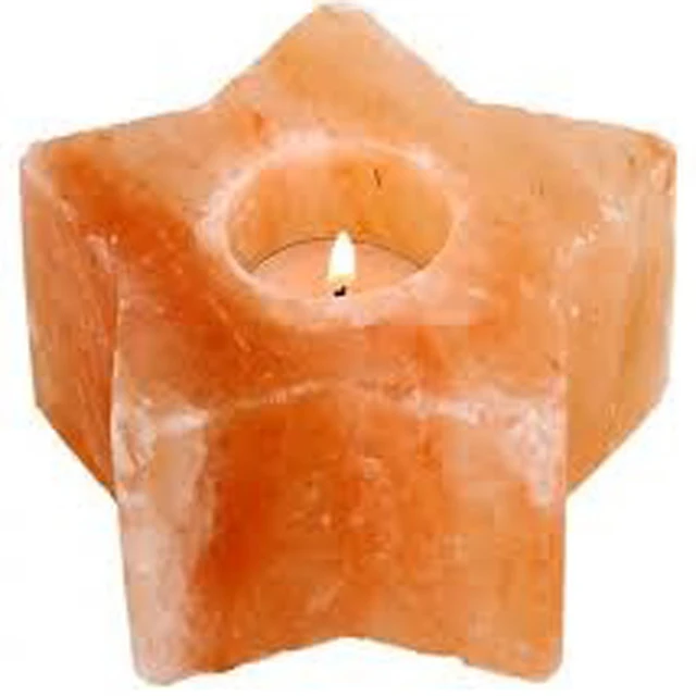 Himalayan Salt Candle Holder Organic Natural Craft Himalayan Pink Salt Rock Gift Interior Decoration Tea light