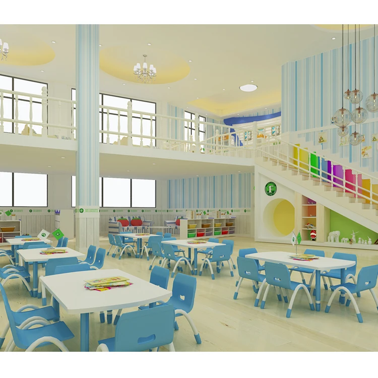New Product Children Study Room Plastic Furniture Nursery School Preschool Furniture Sets