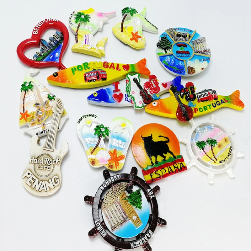 High Quality Factory Customized Design Souvenir Resin Fridge Magnet