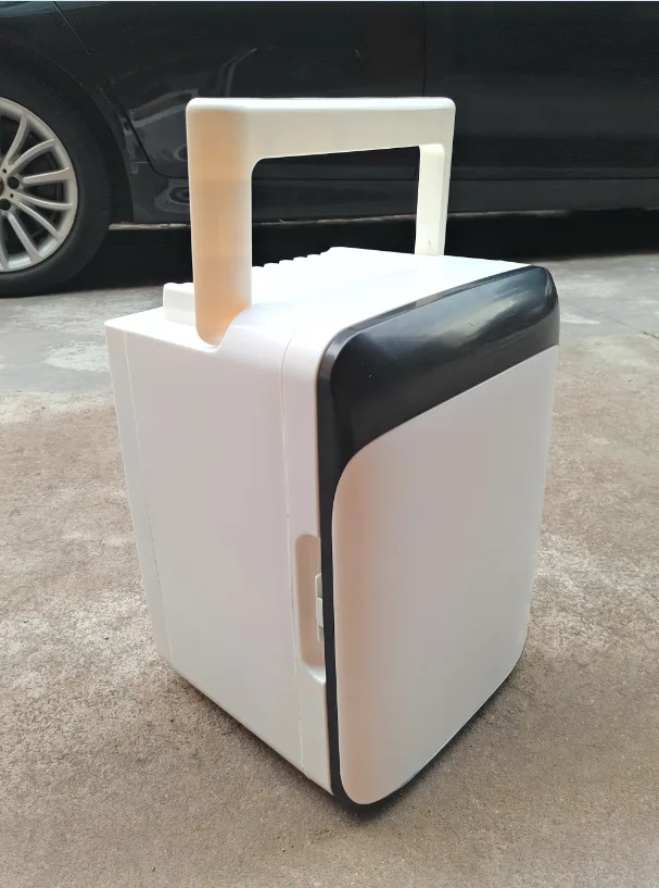 CeeinAuto cosmetic mini fridge cooler and warmer 12v mini refrigerator for car use AC220V skincare fridge hotel bar fridge