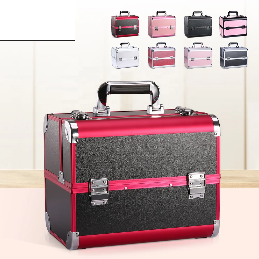 Multi functional makeup case box Professional storage makeup box fashion cosmetics case for beauty salon