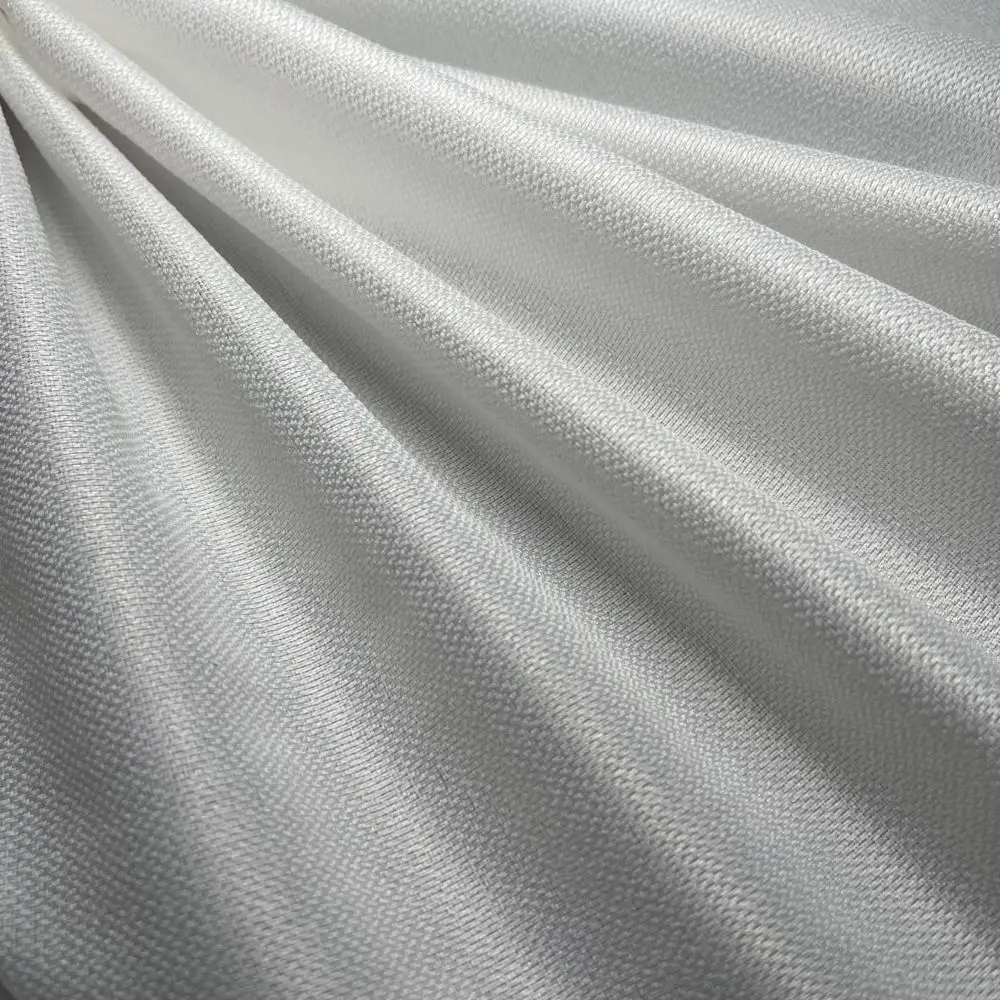 Manufacturer Sale Black White 100% Polyester Waterjet Twill Fusible Woven Interlining Fabric