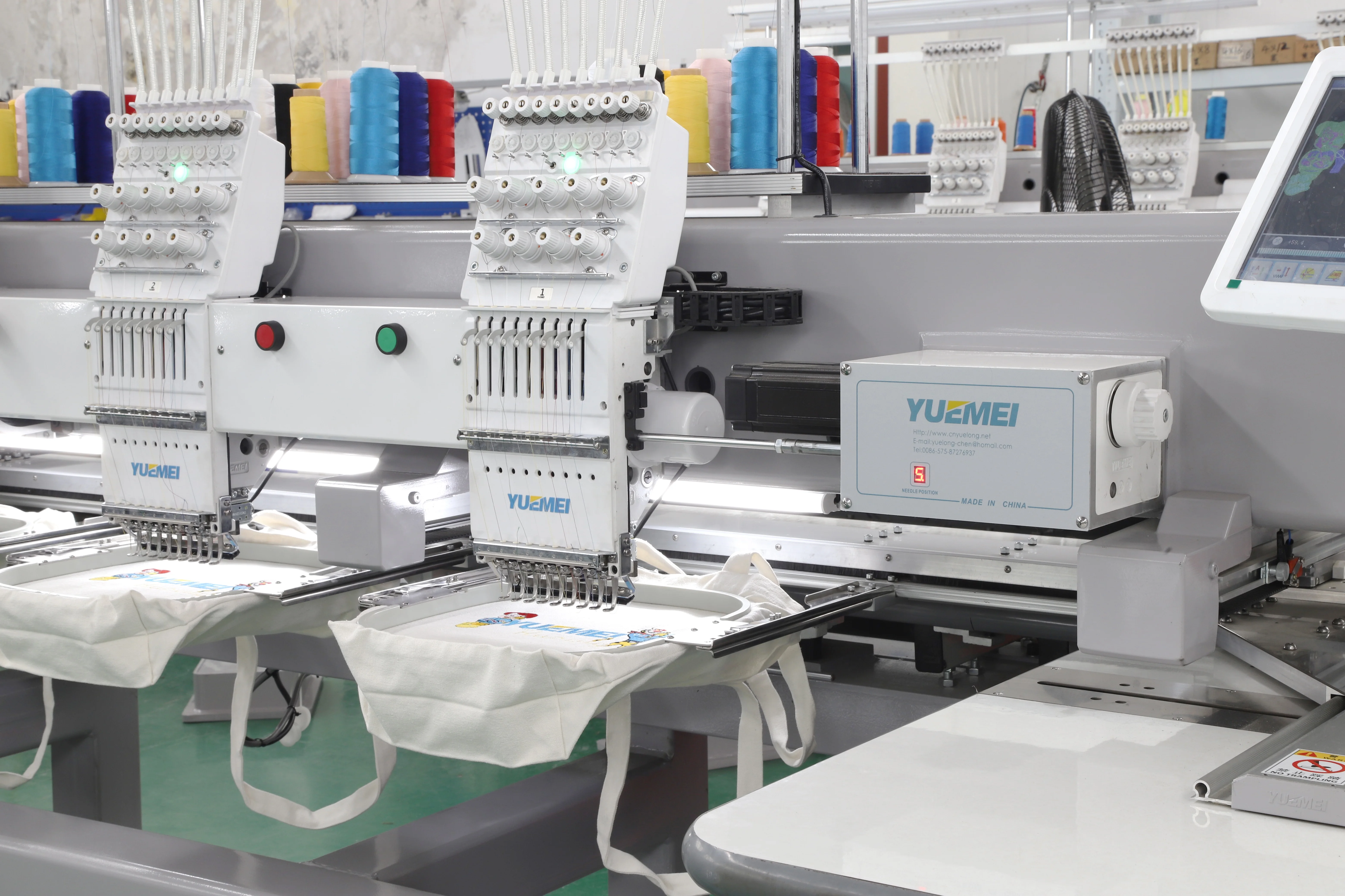 high precision best quality eight-head embroidery machine multi function bag embroidery caps machine