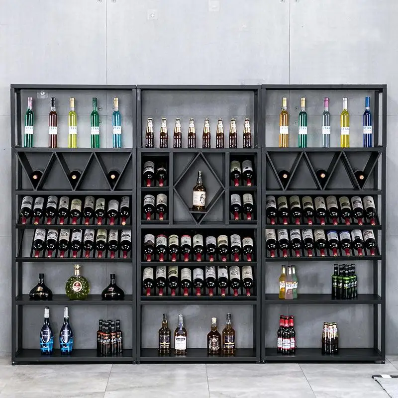 
Modern and fashion design wooden red customized wine cabinet 