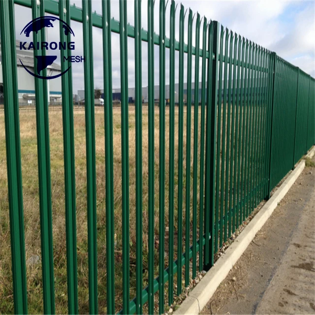 Wholesale Price Steel Palisade Fence Angle Bar Fence For Perimeter