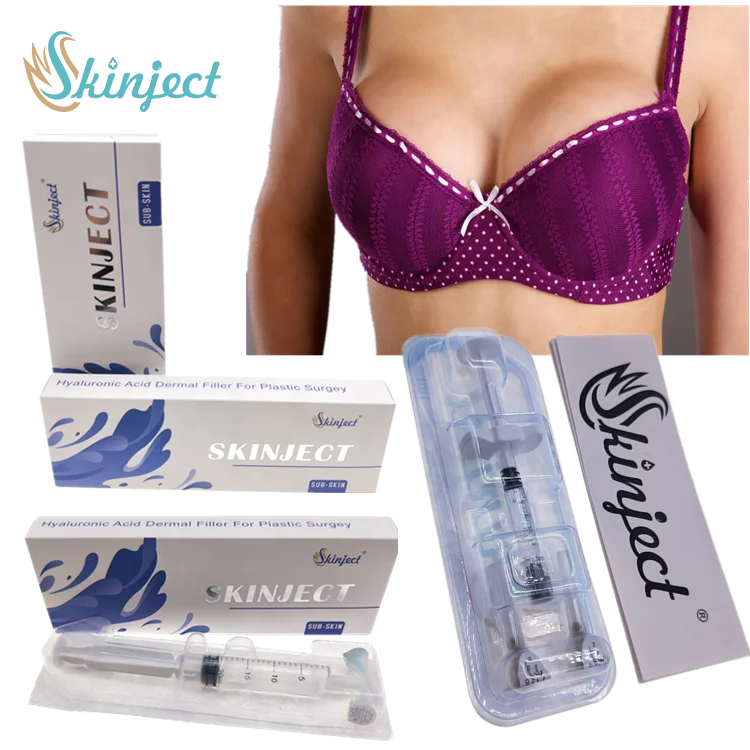 
Skinject 10ml Hyaluronic Acid Injections Dermal Filler To Increase Breast Size 