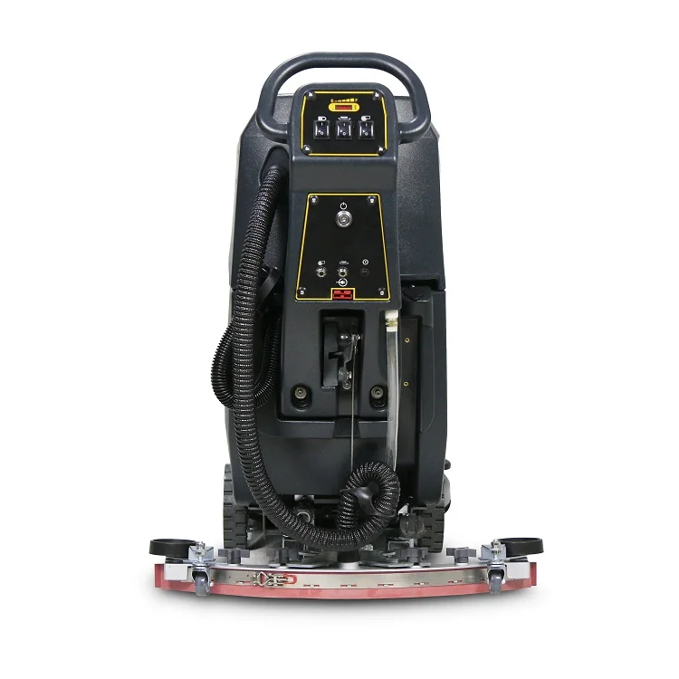 Good quality hand-push floor scrubber semi-automatic floor scrubbing machine