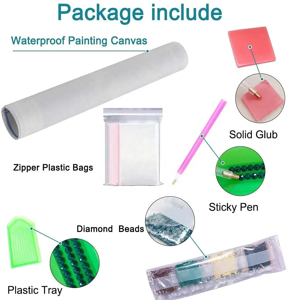 5D Famous Painting FullDiamond Custom DIY Diamond Painting Hand-Painted Decorative Cross Stitch Embroidery Mosaic Kits