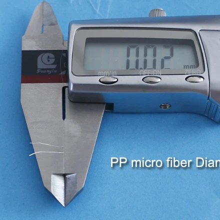 Synthetic fiber for concrete high strength polypropylene PP monofilament fiber