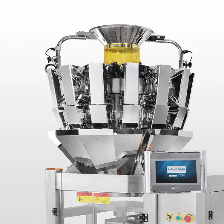 Automatic Snacks Food Weighing And Packing Machine Tablet Pill Packing Line