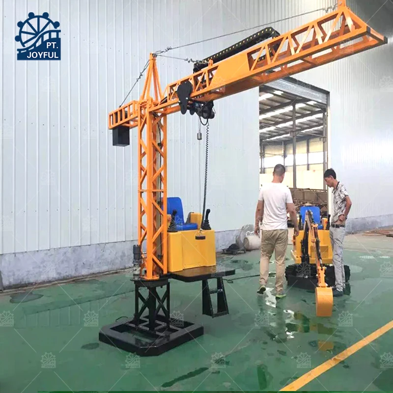 Children Tower Crane Equipment Kids Tower Crane Fun Tower Crane