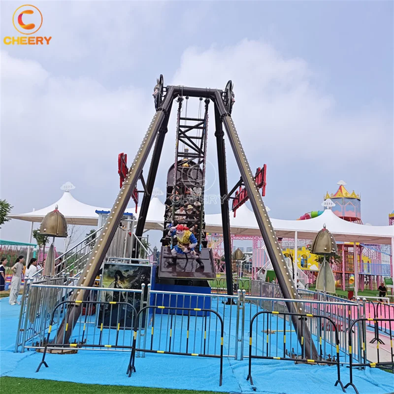 Amusement park ride family game fiberglass material swing boat galleon pirate ship for sale