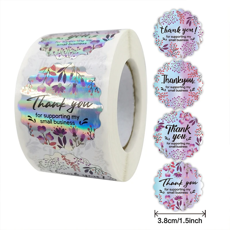 Beautiful self-adhesive holographic reflective cheap radium radiation sticker customization