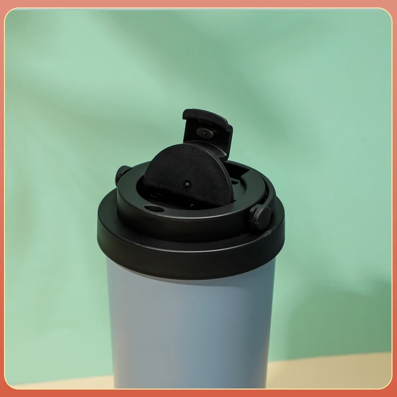 Forest Portable Suction Mug Double Wall Stainless Steel Coffee Thermos Mug