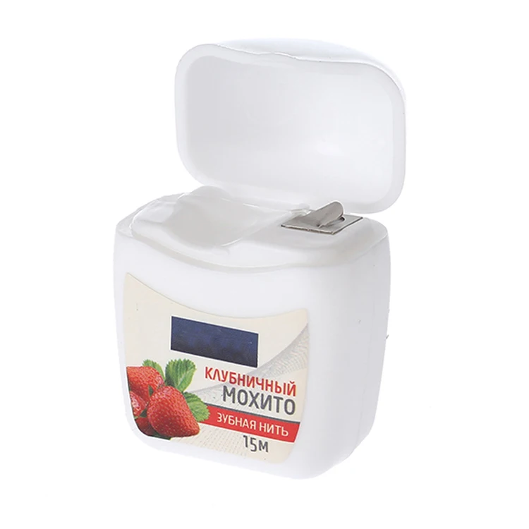 custom dental floss Individually Wrapped 2mm PTFE Nylon Dental Flosser