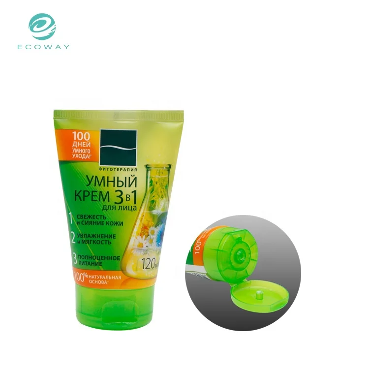 PBL Material Body Cream Cosmetic Lotion Flip Top Cap Tube Laminated Packaging Container