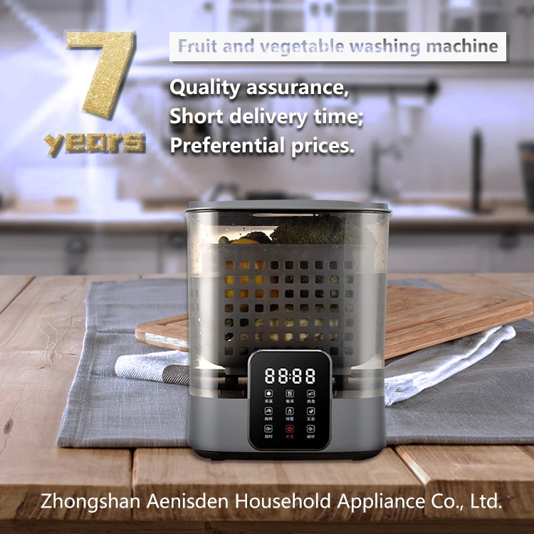 Fruit And Vegetable Sterilizer Cleaner Machine hydroxyl Vegetable Fruit Cleaner Purifier Vegetable Washer