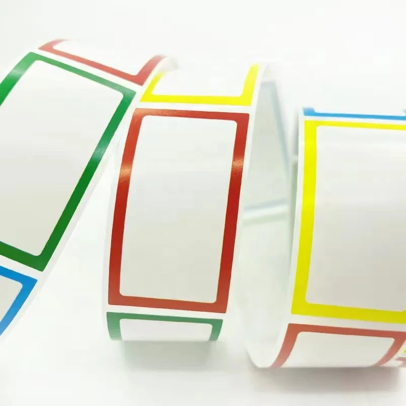 Manufacturers Custom Color Blank Sticker Handwriting Mark Roll Classification Mark Sticker Large Bottle Condiment Label Sticker