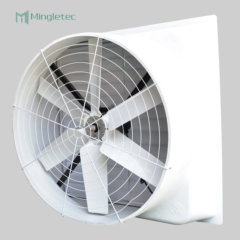 low noise green house farm chicken feeding industrial Poultry FRP ventilation exhaust Fiberglass fan