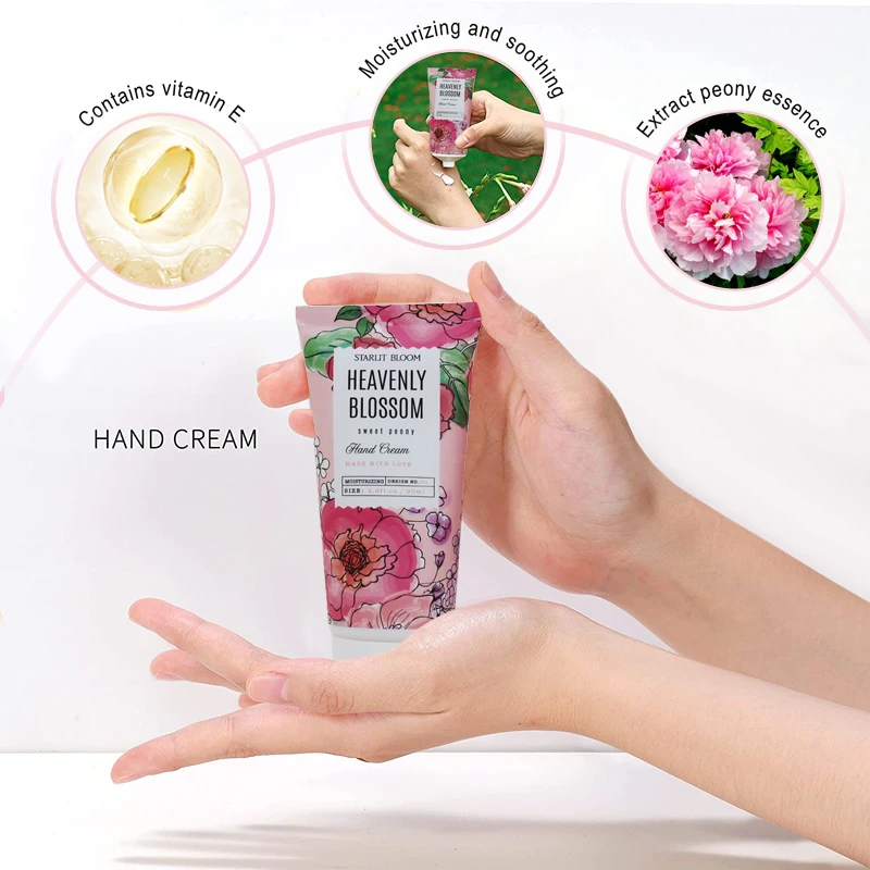 Private Label Custom Wholesale 90g Fruit Flavor Moisturizing Hand Cream With Olive Rose Avocado Plant Extract