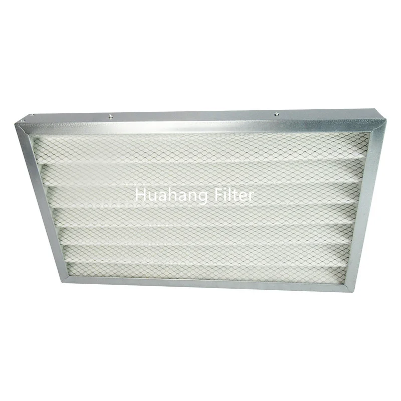 H14 H13 Initial effect plate frame filter element Pleated Air High Efficiency Filter For clean room