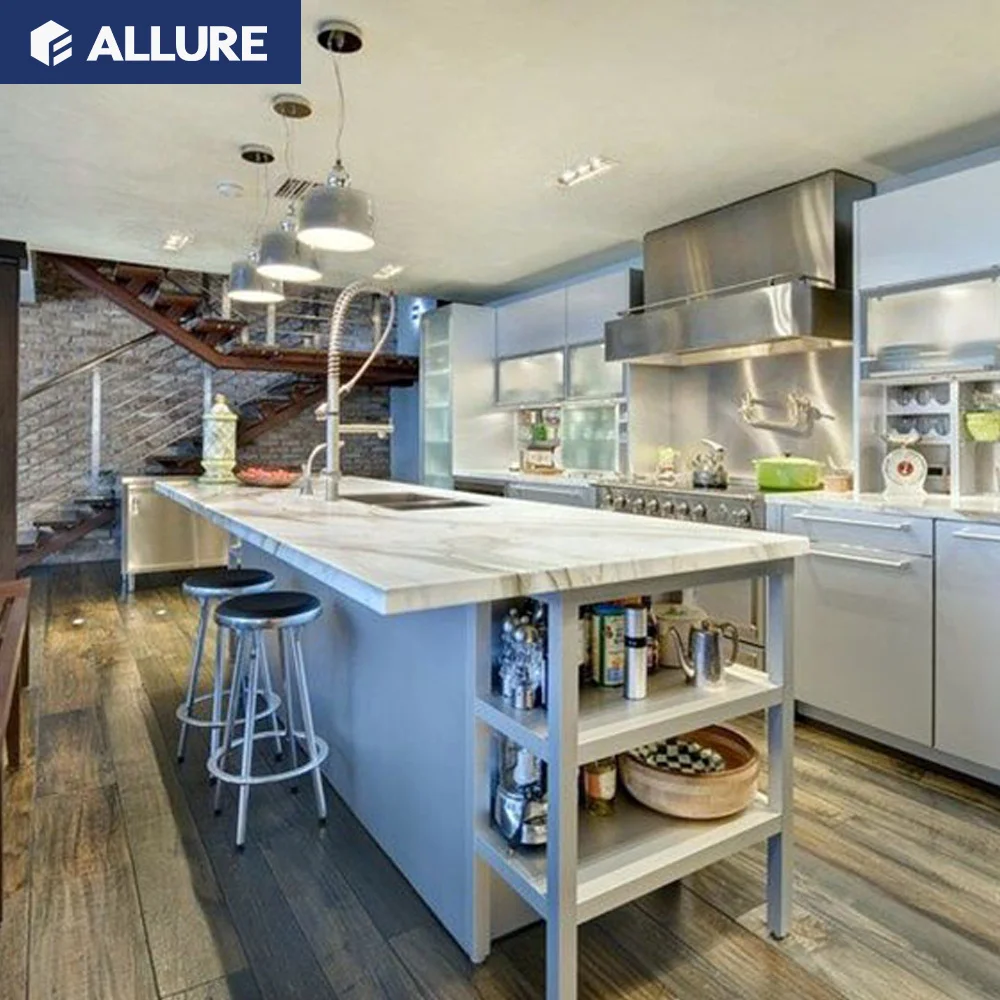 Allure White Ash American Solid Wood Oak Kitchen Cabinets with Wall Cabinet