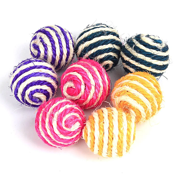 Amazon Best Seller Sisal Scratcher Cat Toy Ball