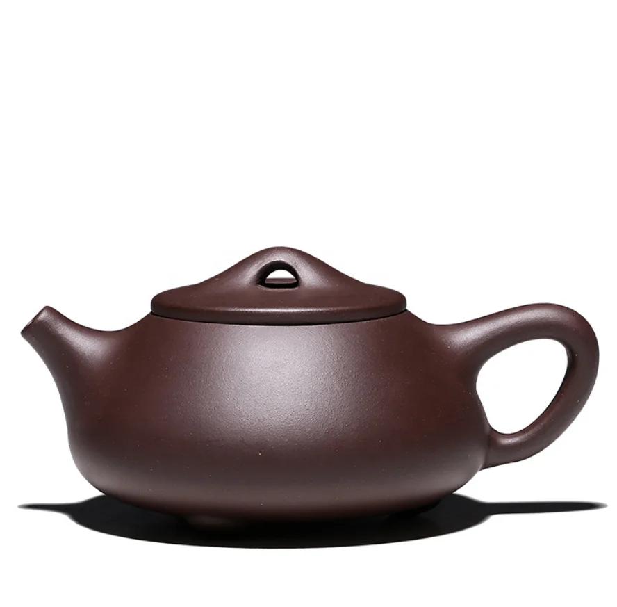 Dark Red Shipiao Pot Purple Clay Teapot Chinese Style Kungfu Teapot for Christmas Gift