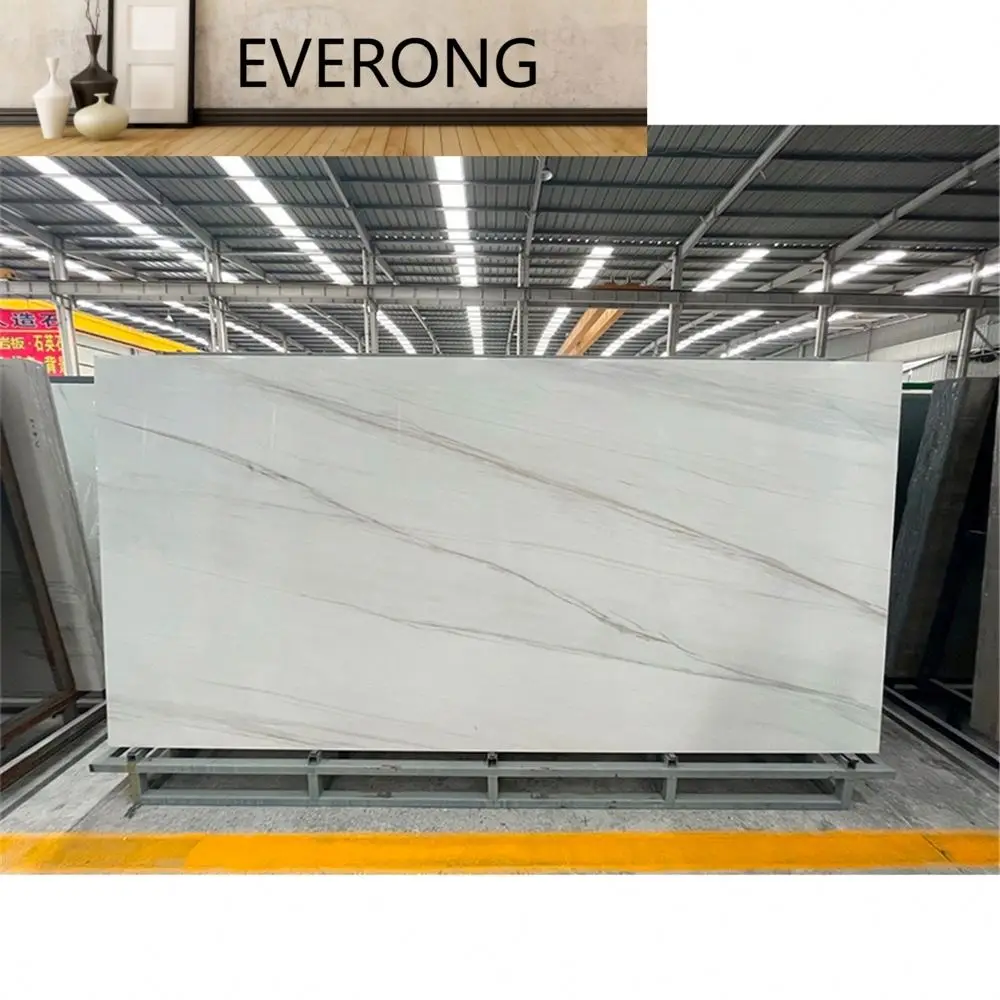 hot sale 3200*1600mm porcelain marble glossy sintered stone tile for background wall sintered stone tile