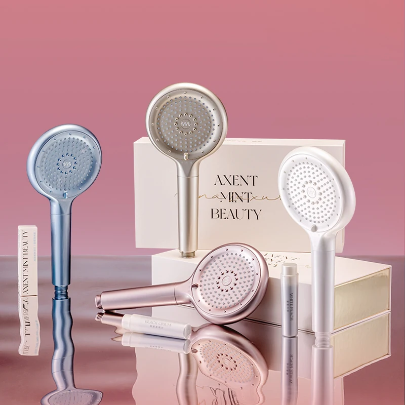 New Trends Micro Bubble High Pressure Handheld Vitamin C Showerhead Shower Head with Gift Box