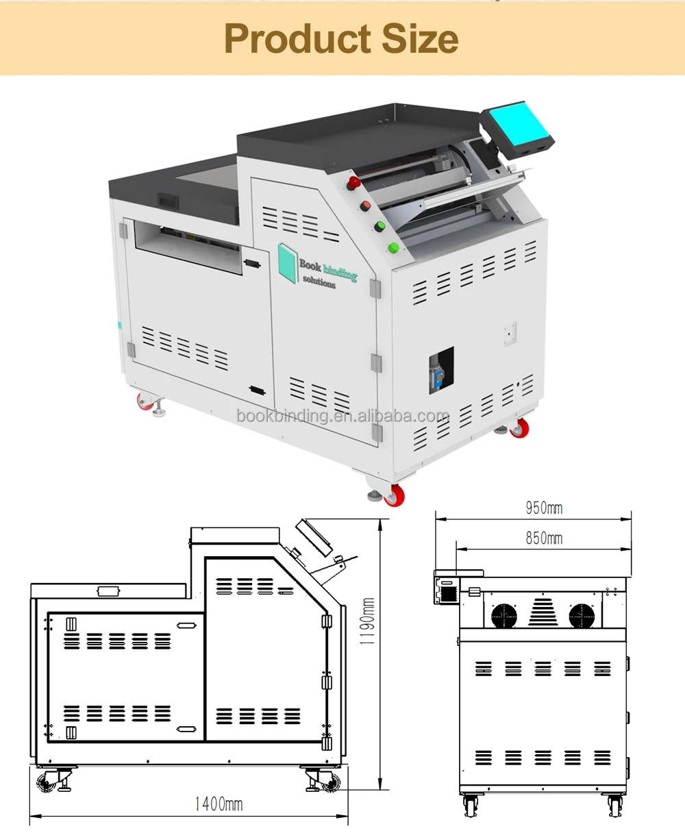 5 In 1 Electrical Album Book Pressing Flat Photobook Making Machine