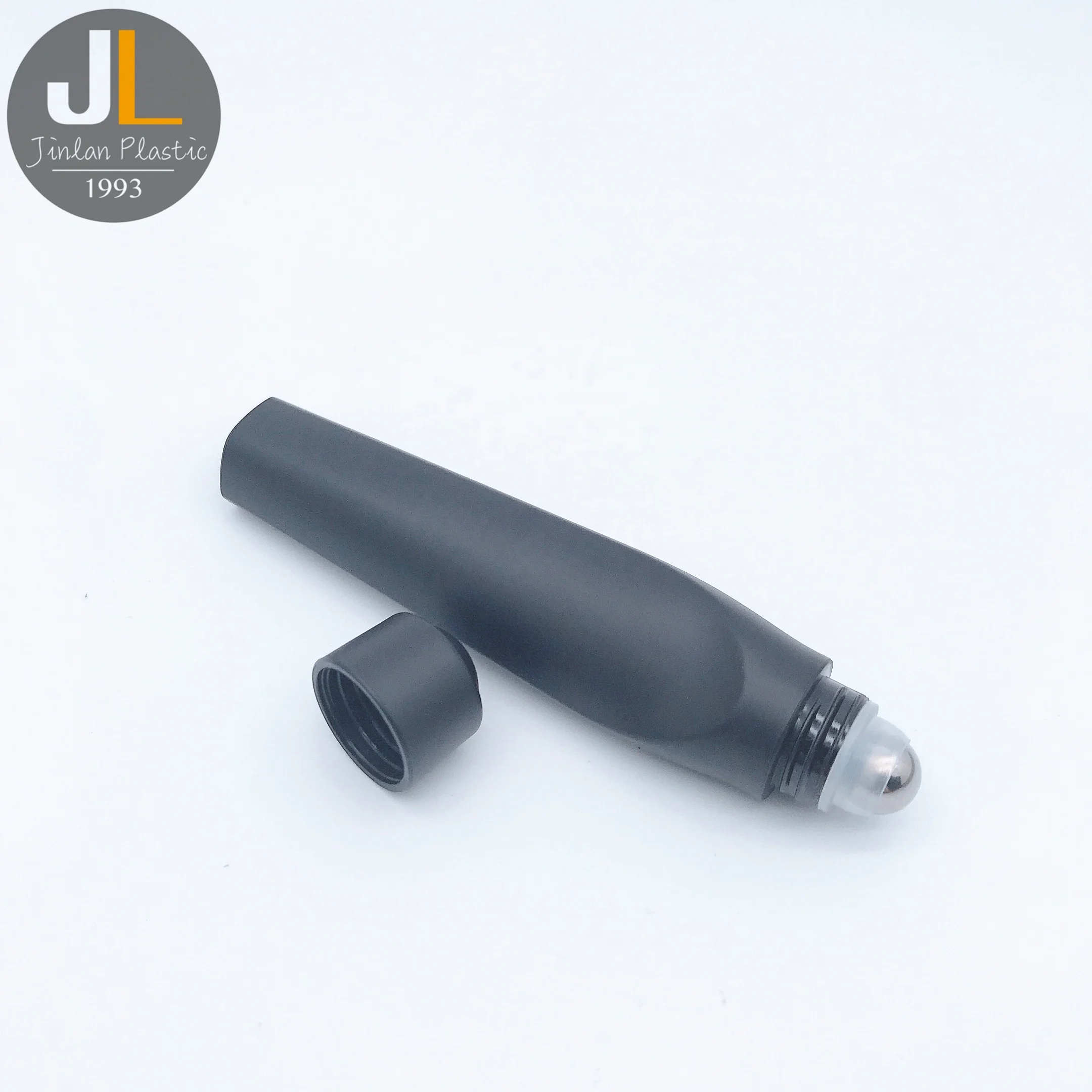 Customized Logo Eye Cream Black Tube Factory Price Roller Acrylic Cosmetics Plastic Container Squeeze Bottle