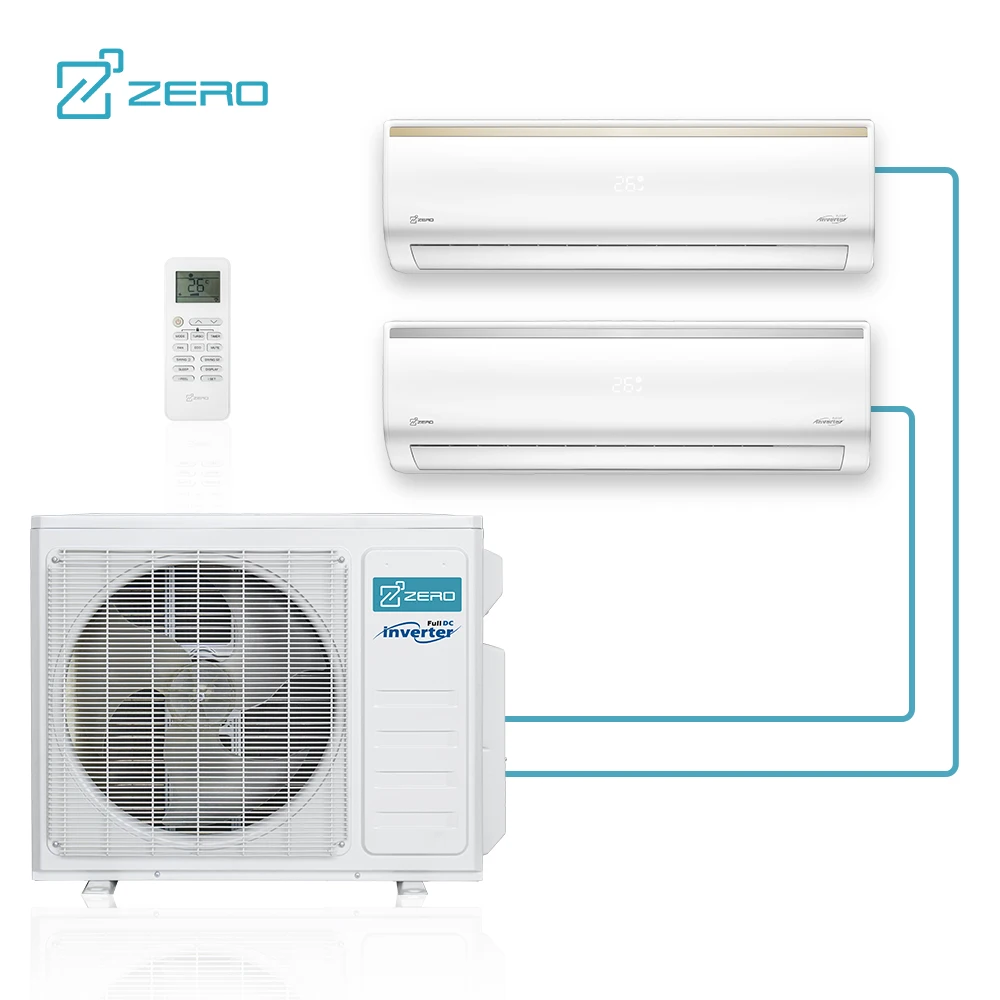 ZERO Z-MAX 32000 Btu внутренней секреции мульти система зон кондиционеров сплит переменного тока тепловой насос с передачей тепла от Инвертор постоянного в зоны кондиционер