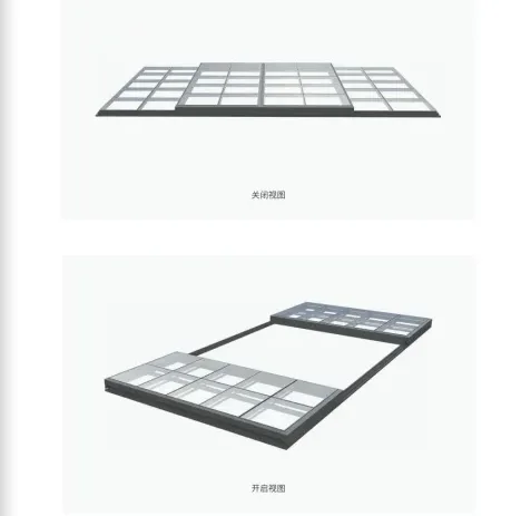 Swing Open Style High Quality Skylight Window smart glass roof skylight with tempered glass and soundproof features