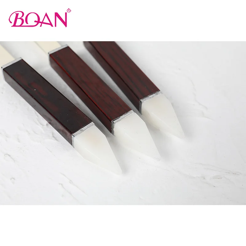 2020 BQAN  Wholesale  Double head Wooden Handle Nail Art Tools Nail Nipper Wax Vaporizer Pen