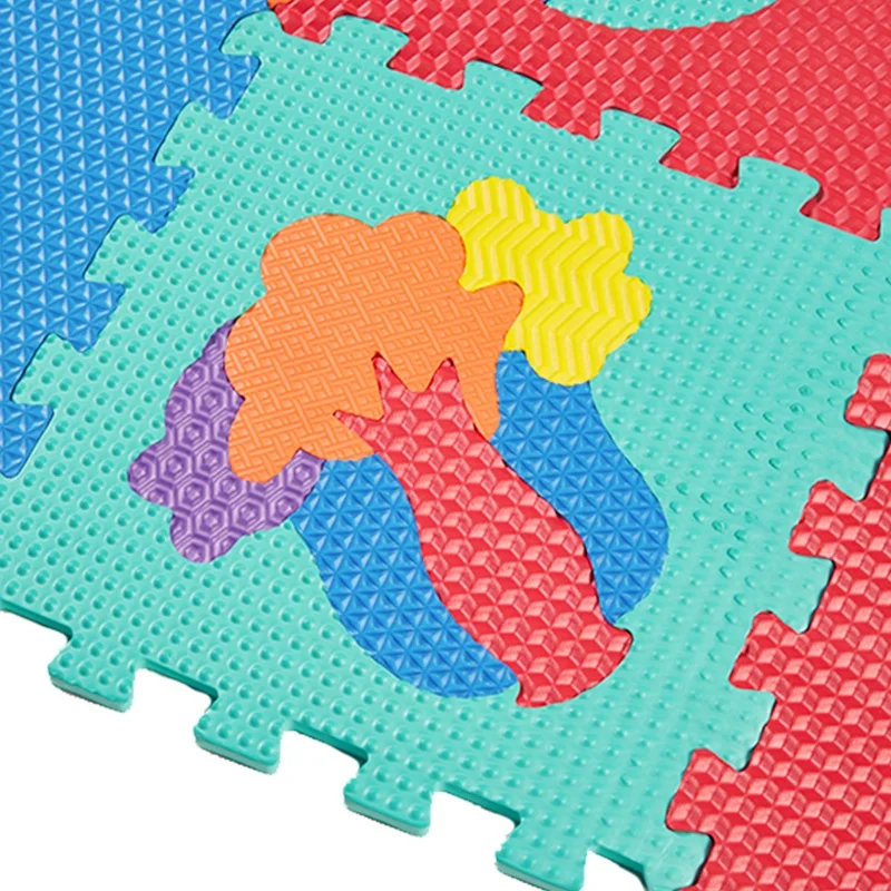 Bestseller Eco Friendly large kids floor mat with interlocking Jigsaw Puzzle babies toys and games EVA MAT