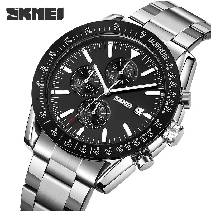 Wrist Watch Supplier Skmei 9253 Watches For Men On Sale Custom Your Logo Japan Movt Stainless Steel Back Watch -