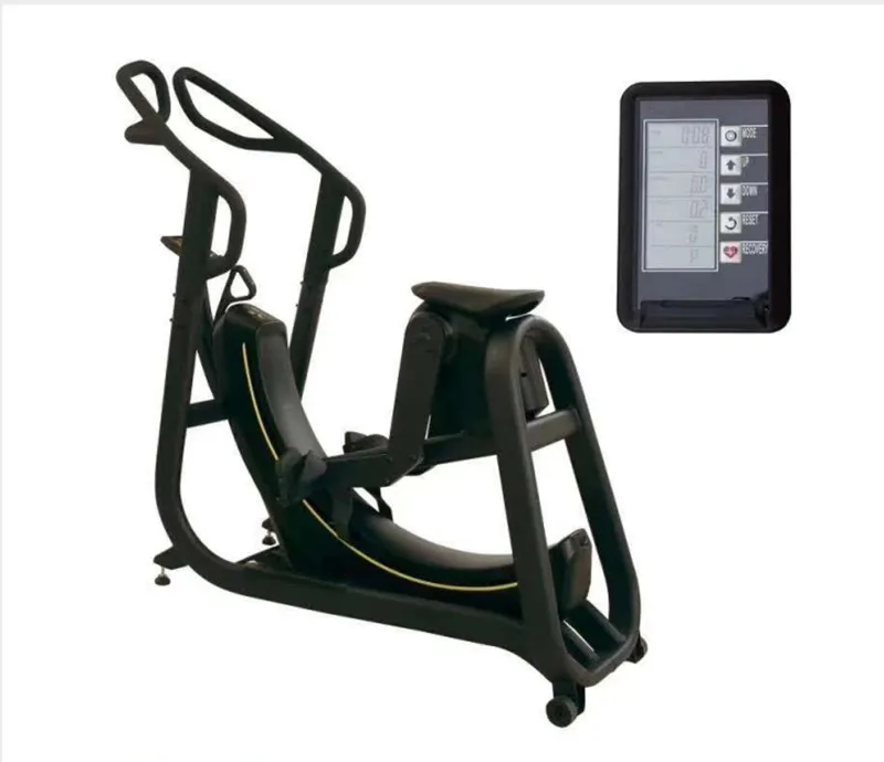 Профессиональная машина для подъема высоких ног, коммерческий изогнутый скользящий эллиптический тренажер