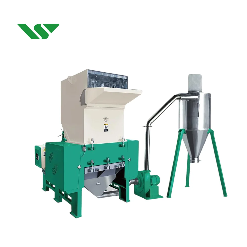Wensui Oem мощная функциональная полиэтиленовая полипропиленовая машина для переработки ПВХ пластиковых отходов дробилка