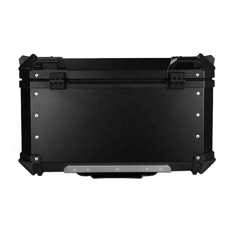 100L Black X Design F2-MOTO Motorbike Tail Box Light Aluminum Top Case New Electric Motorcycle Scooter Delivery Box